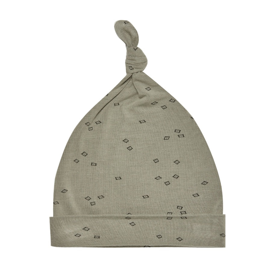 Quincy Mae Bamboo Knotted Baby Hat - Geo