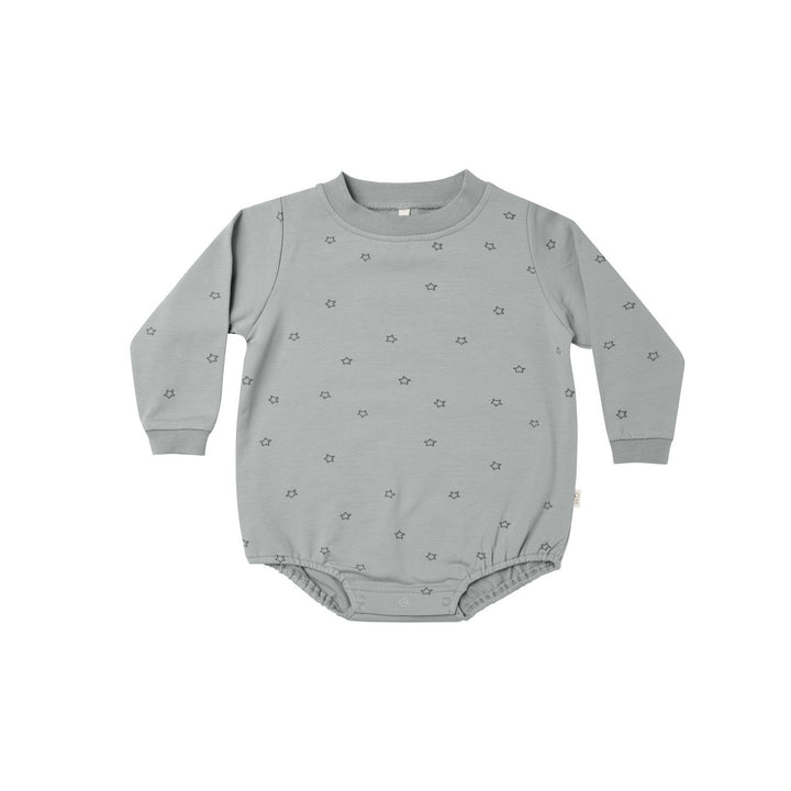 Quincy Mae Crewneck Bubble Romper - Stars