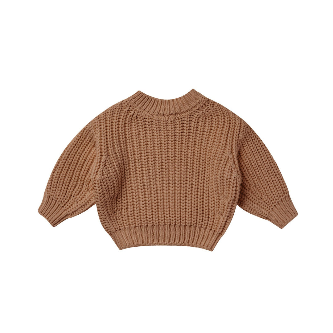 Quincy Mae Chunky Knit Sweater - Cinnamon
