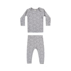 Quincy Mae Ribbed Tee and Legging Set - Fleur