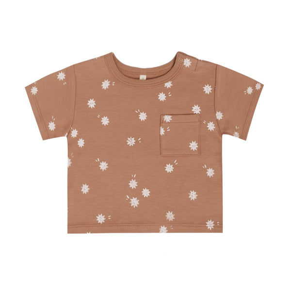 Quincy Mae Boxy Pocket Tee - Sunburst Quincy Mae Boxy Pocket Tee - Sunburst