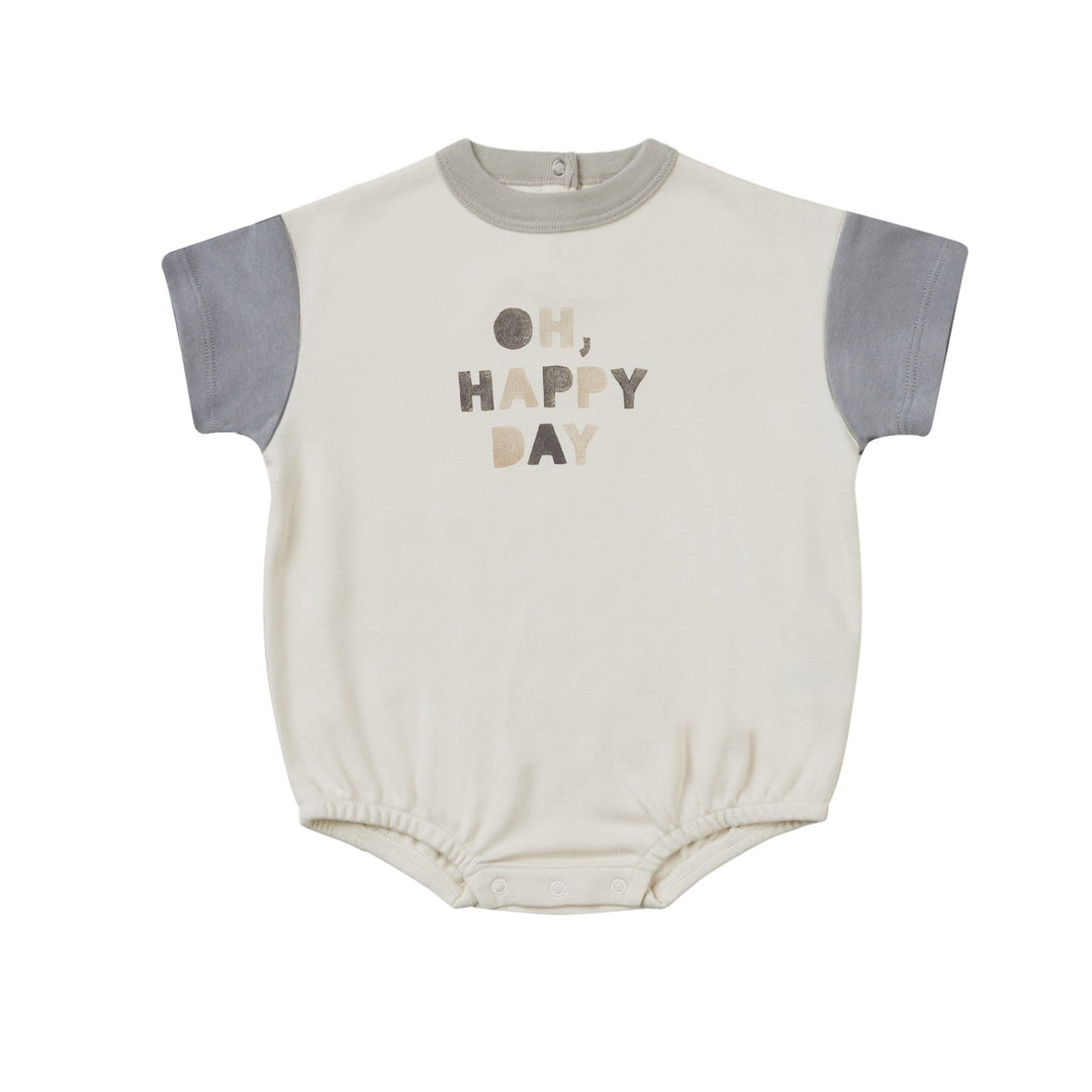 Quincy Mae Relaxed Bubble Romper - Oh, Happy Day