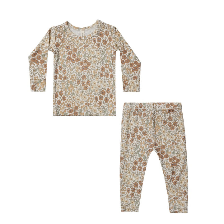 Quincy Mae Bamboo Pyjama Set | Wildflowers