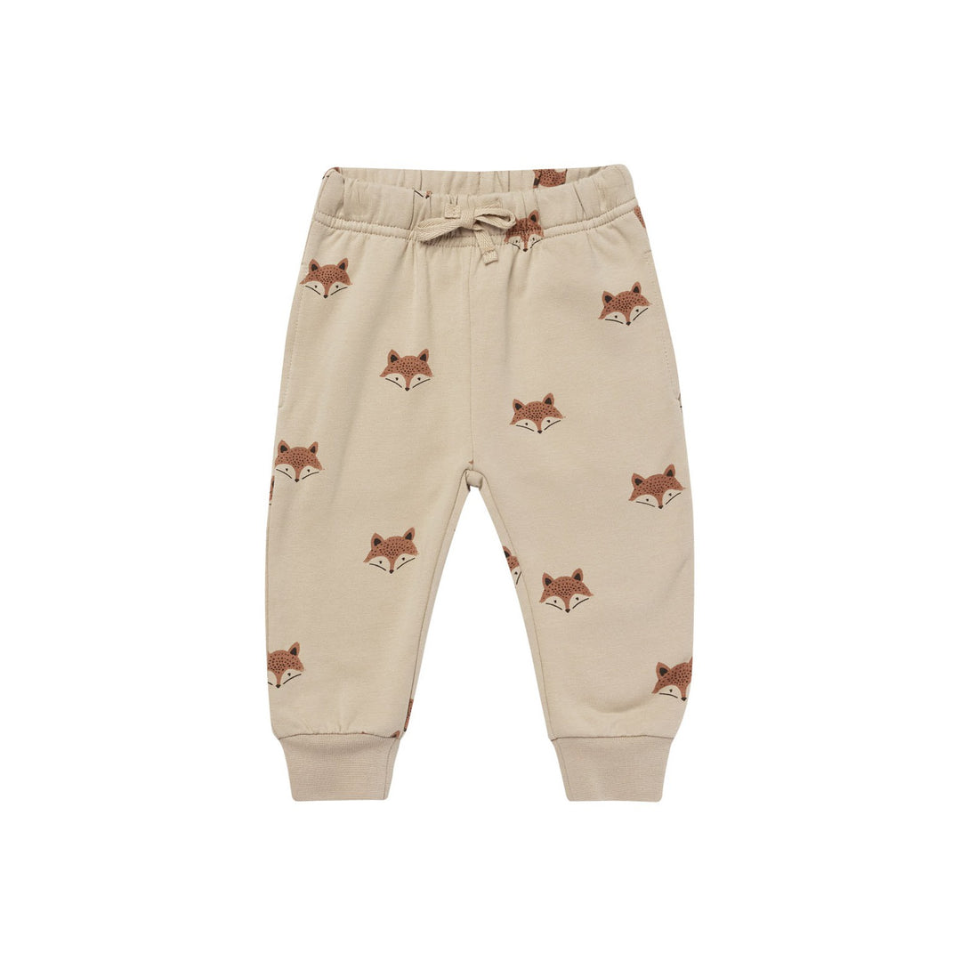 Quincy Mae Relaxed Fleece Sweatpant - Foxes