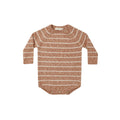 Riggens Romper - Cinnamon Stripe