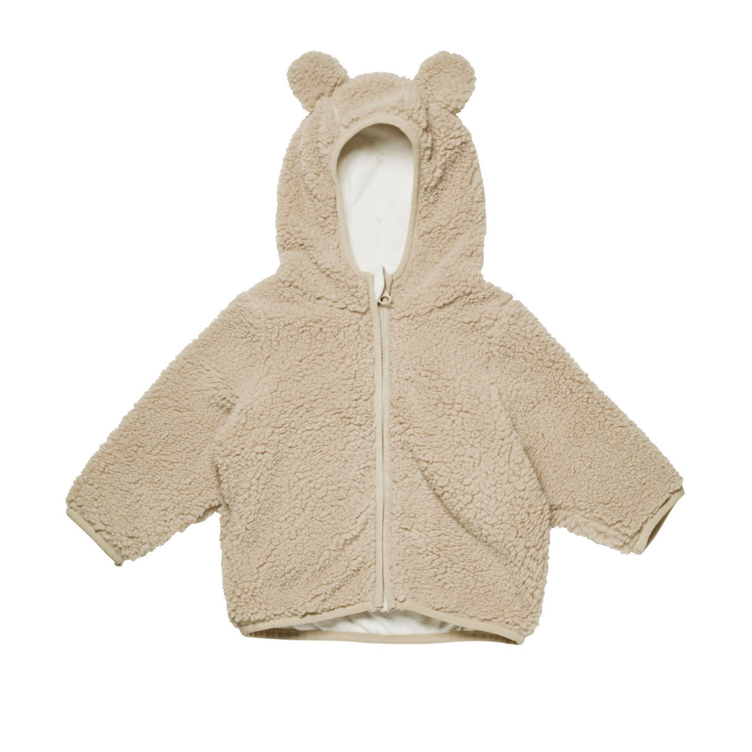 Quincy Mae Bear Jacket - Sand