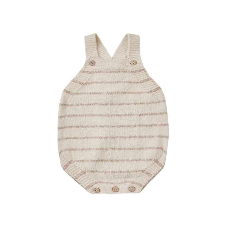 Quincy Mae Tatum Romper - Heathered Oat