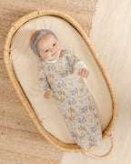 Quincy Mae Bamboo Baby Gown - Garden
