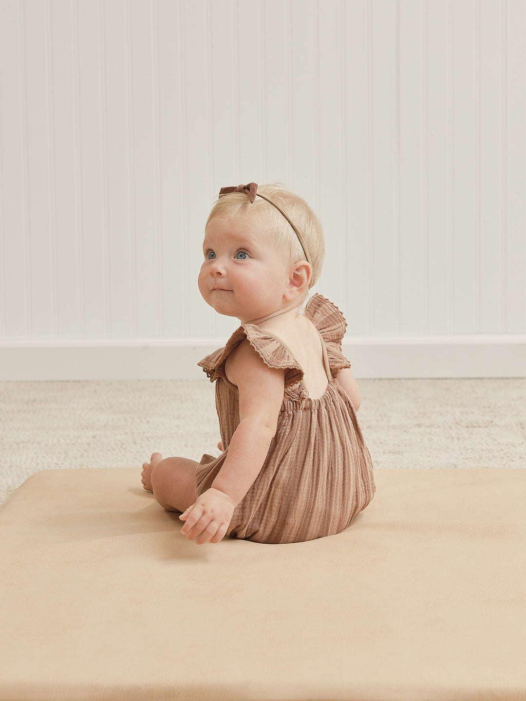 Quincy Mae Little Knot Headband | Sienna - Brown