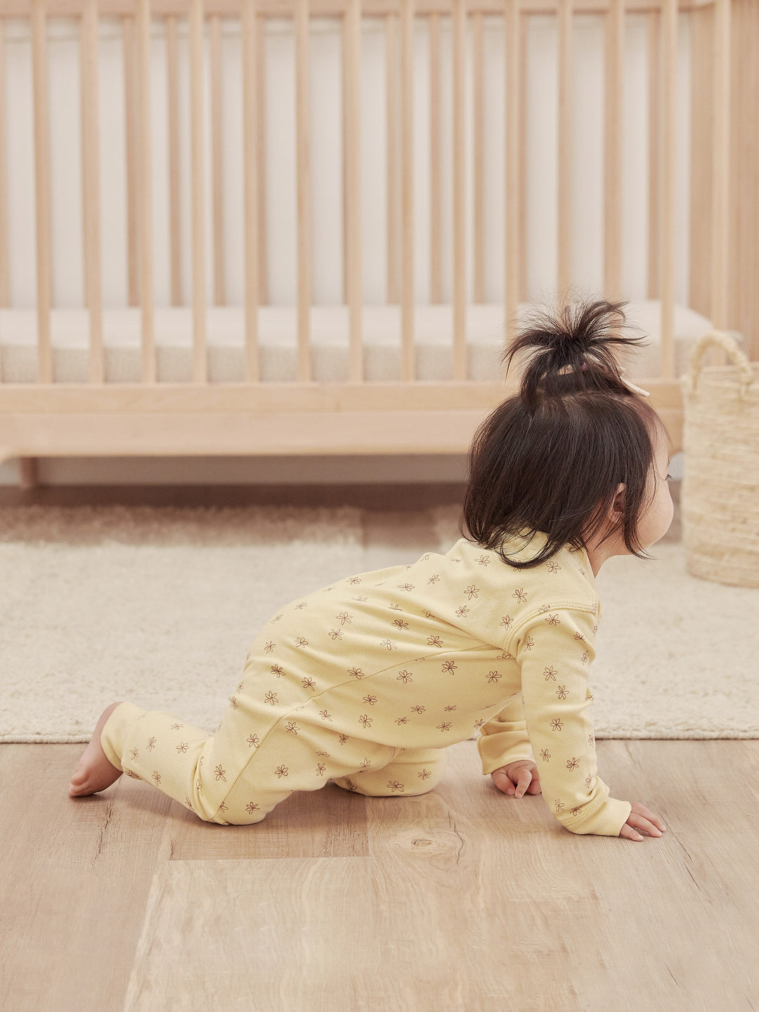 Quincy Mae Zip Long Sleeve Sleeper | Blossom