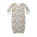 Quincy Mae Bamboo Baby Gown - Garden