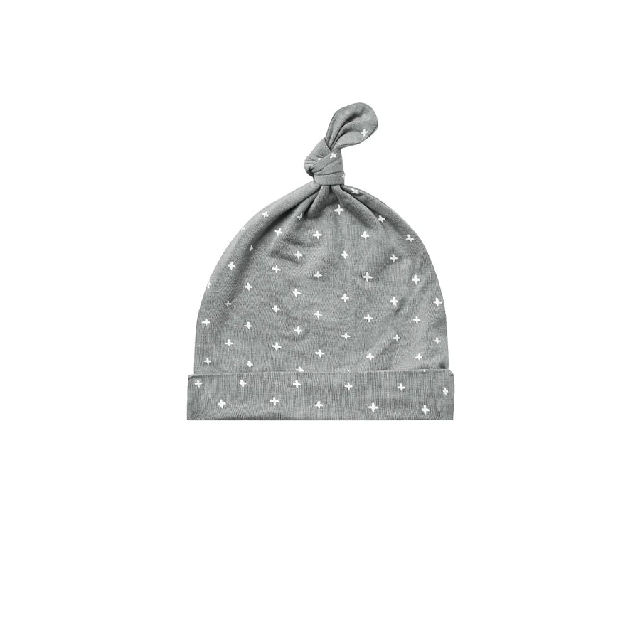 Quincy Mae Bamboo Knotted Baby Hat - Criss Cross