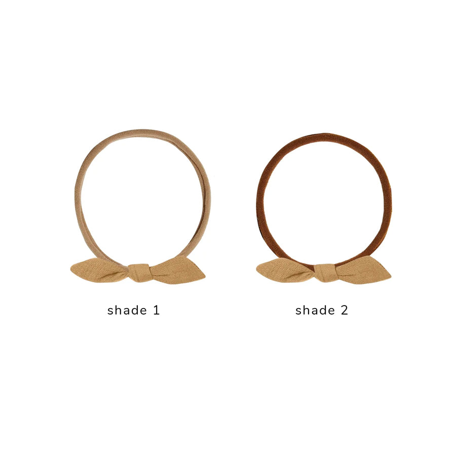 Quincy Mae Little Knot Headband - Honey