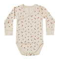 Quincy Mae Pointelle Side Snap Bodysuit - Petite Floral