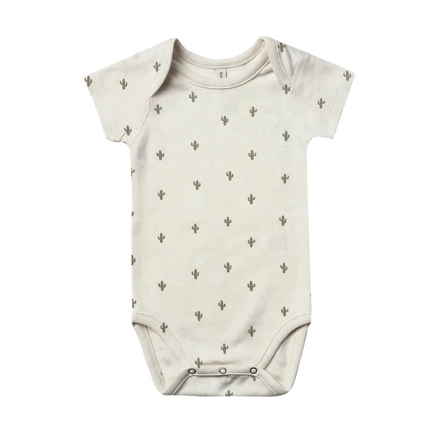 Quincy Mae Shortsleeve Bodysuit - Cactus