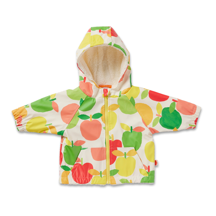 Halcyon Nights Kids Rain Jacket - A Is For Apple Baby