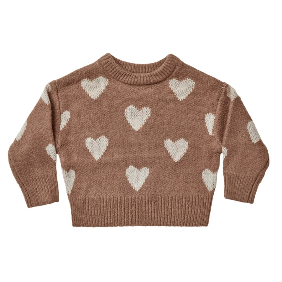 Rylee + Cru Knit Pullover - Hearts
