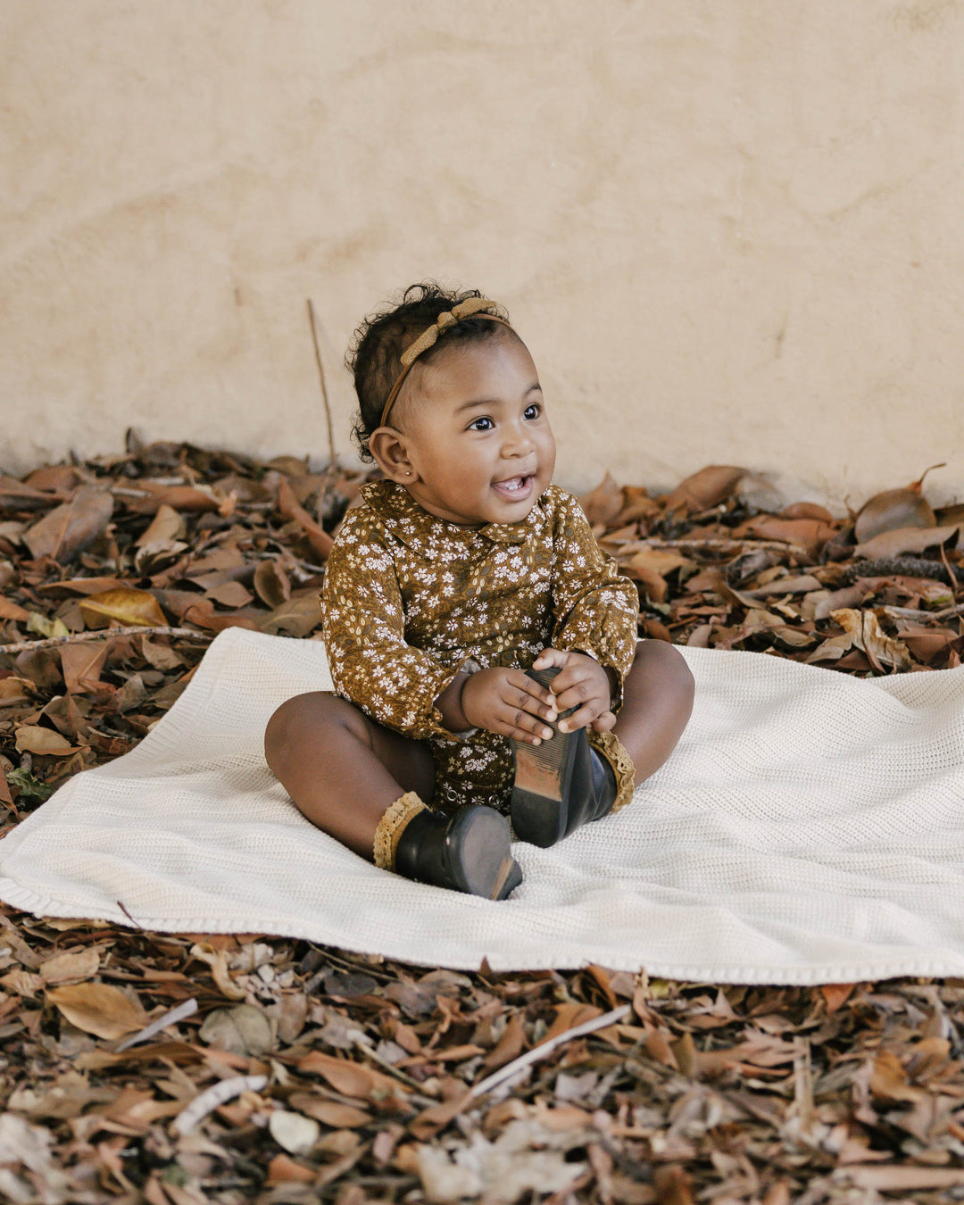 Rylee + Cru Cora Romper - Harvest