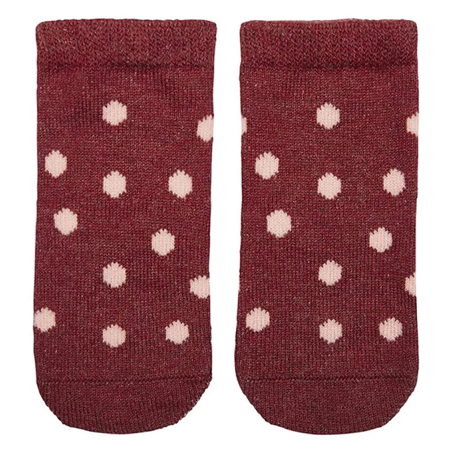 Toshi Organic Baby Jacquard Socks - Rosewood