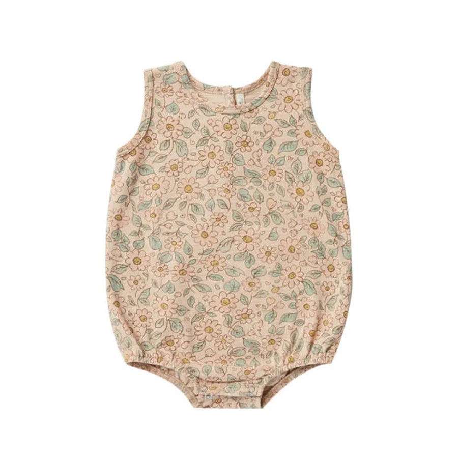 Rylee + Cru Bubble Romper - Blush Floral