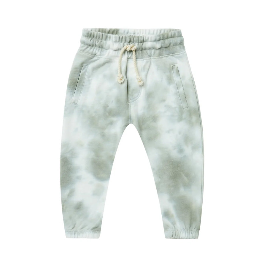 Rylee + Cru Jogger Sweatpant - Aqua Tie Dye