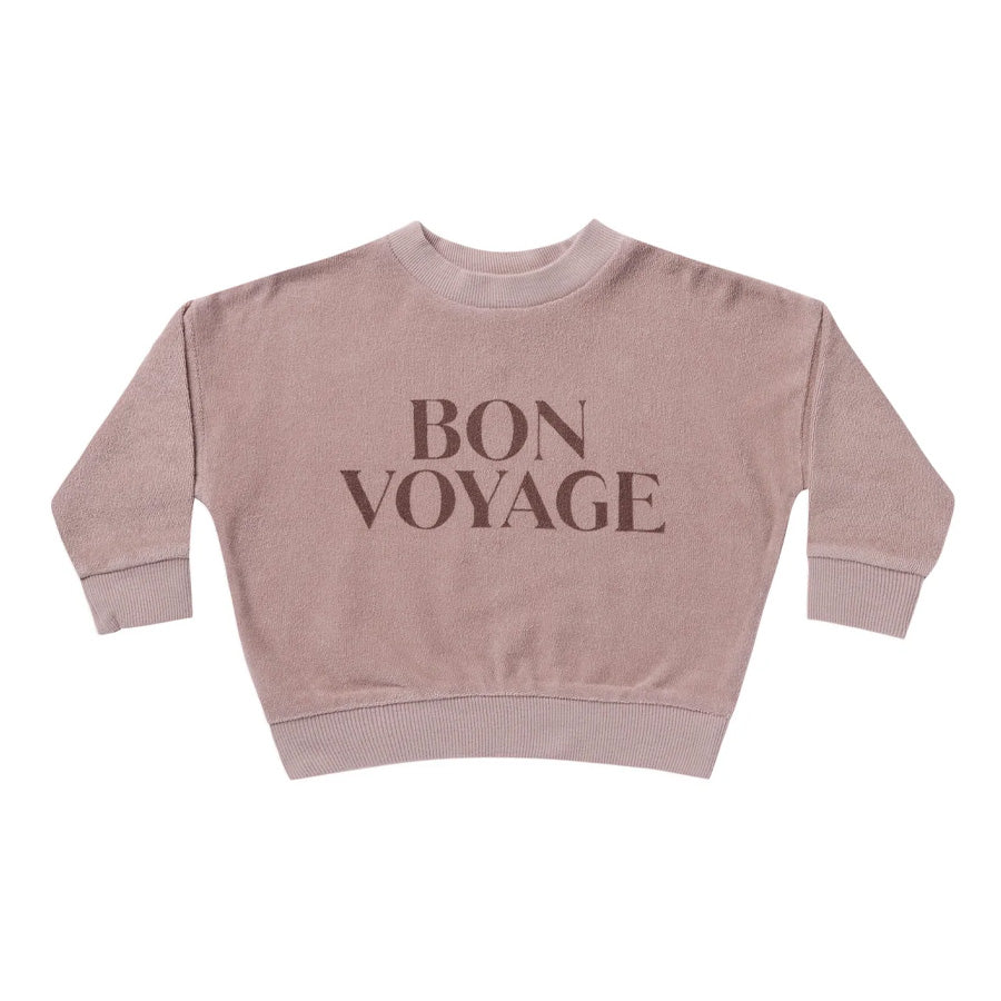 Rylee + Cru Terry Crewneck - Bon Voyage