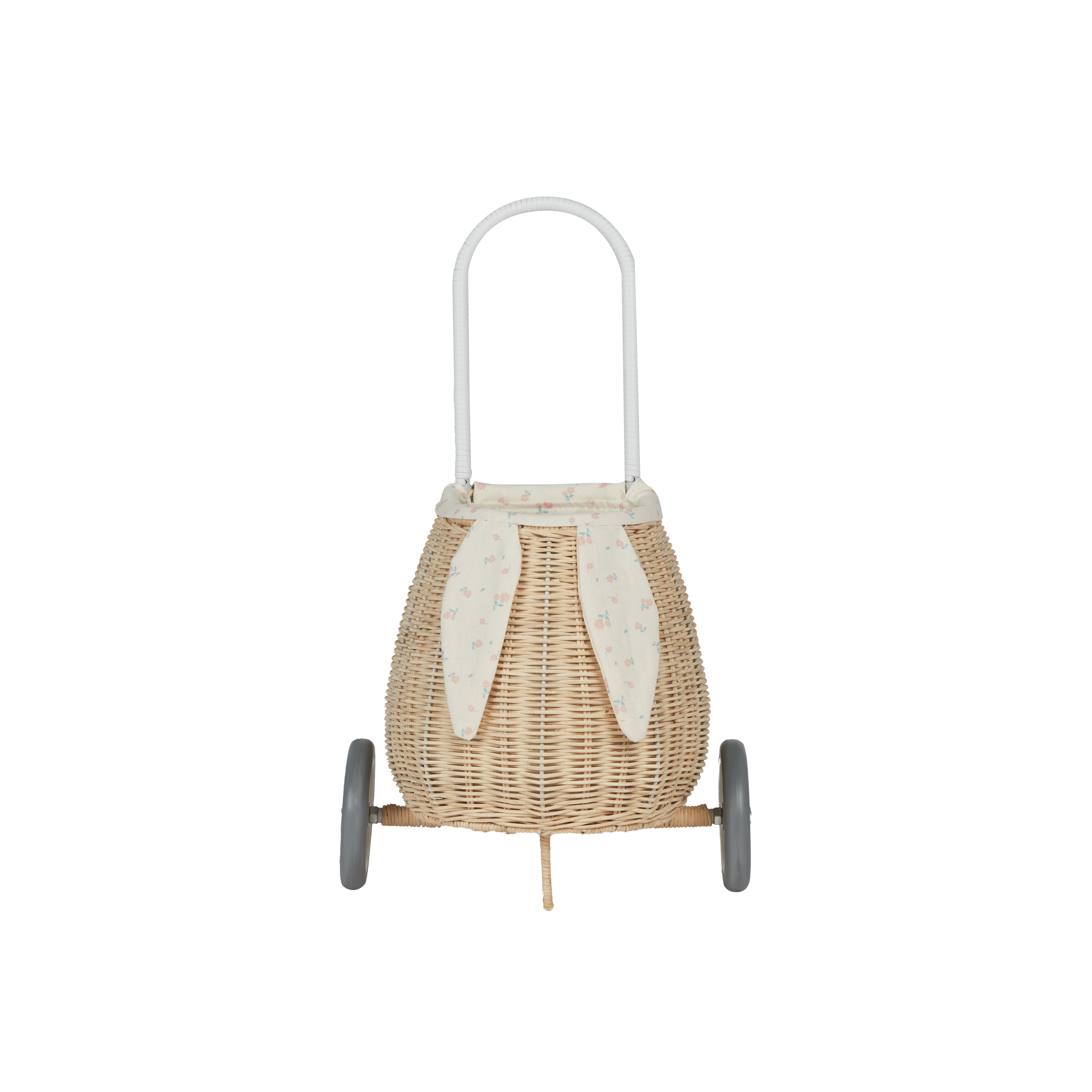 Rattan Bunny Luggy with Lining - Pansy