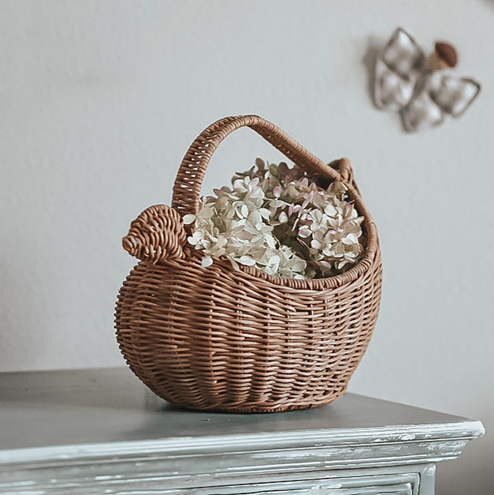 Olli Ella - Rattan Chicken Basket - Daisy & Hen Exclusive