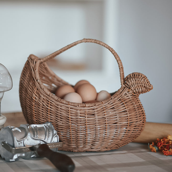 Olli Ella - Rattan Chicken Basket - Daisy & Hen Exclusive