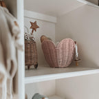 Rattan Lily Basket Set - Rose