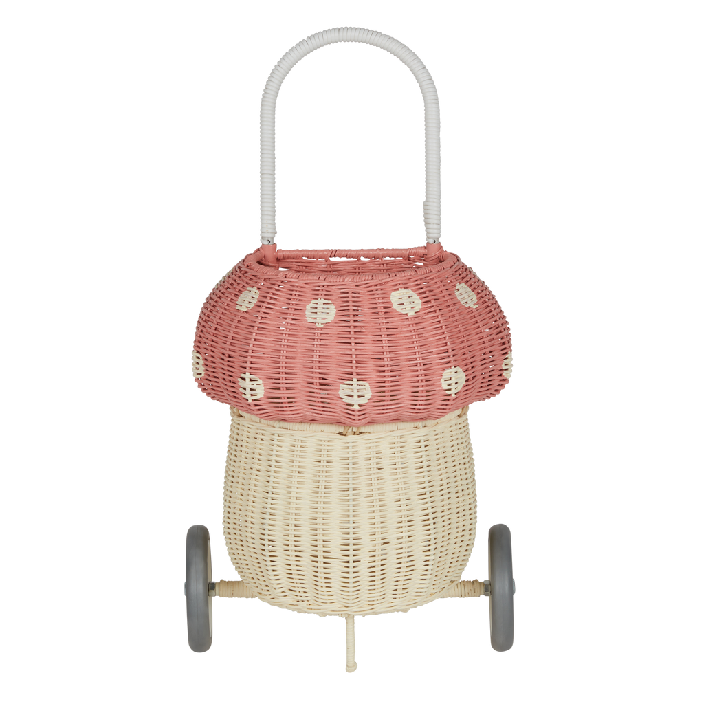 Olli Ella Rattan Mushroom Luggy - Musk