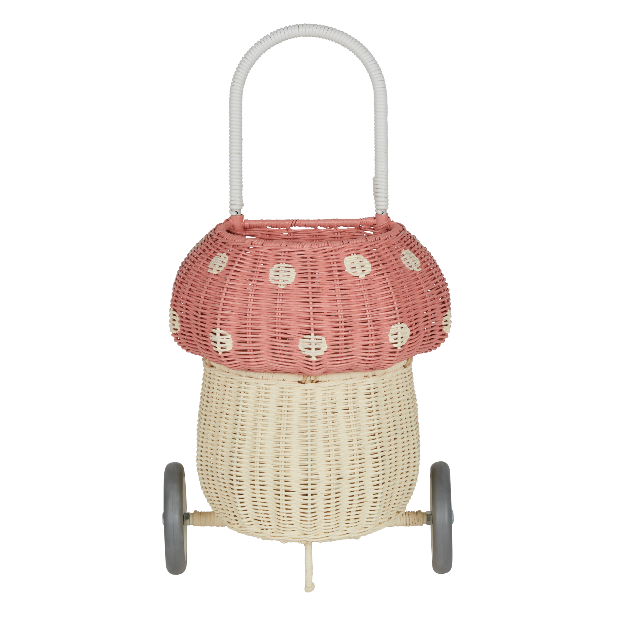 Olli Ella Rattan Mushroom Luggy - Musk