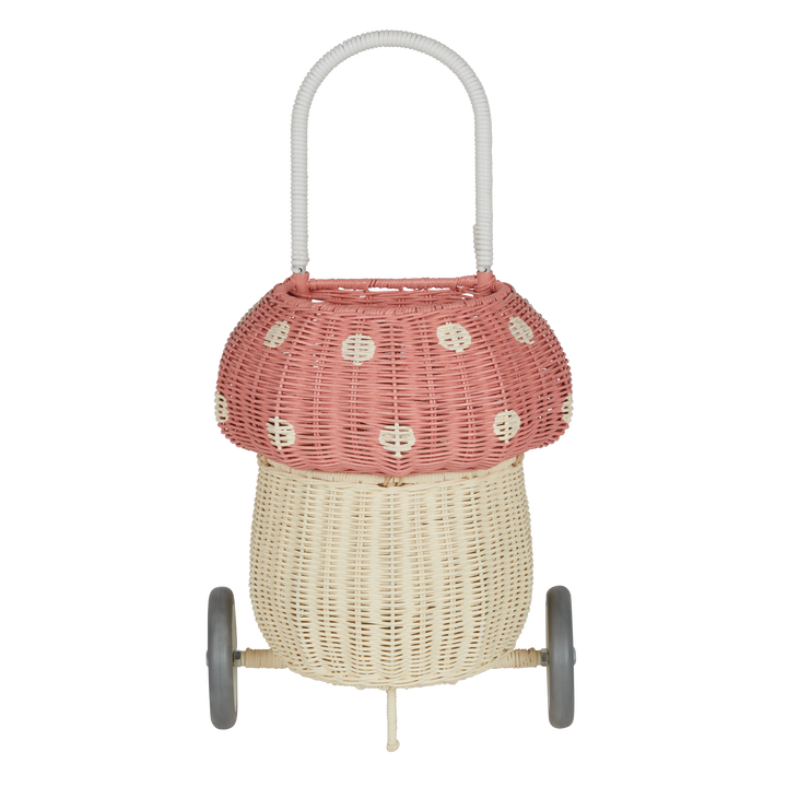 Olli Ella Rattan Mushroom Luggy - Musk