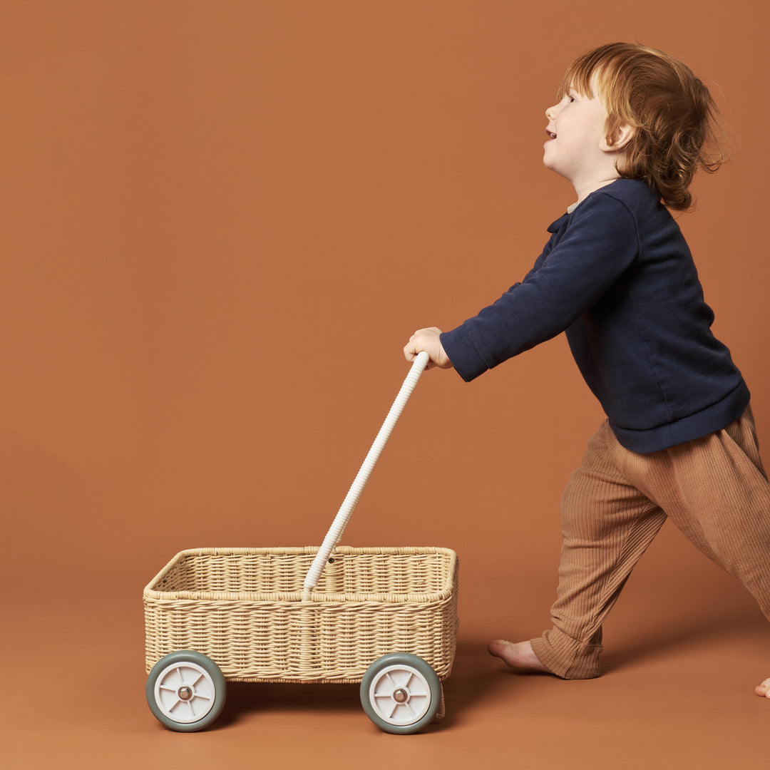 Olli Ella Rattan Wamble Walker - Straw