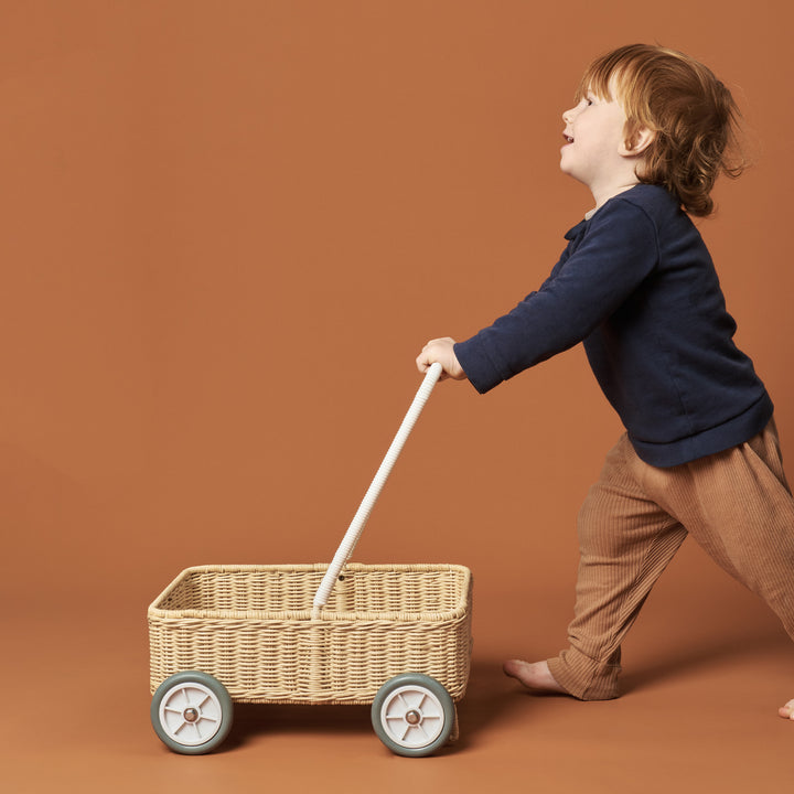 Olli Ella Rattan Wamble Walker - Straw