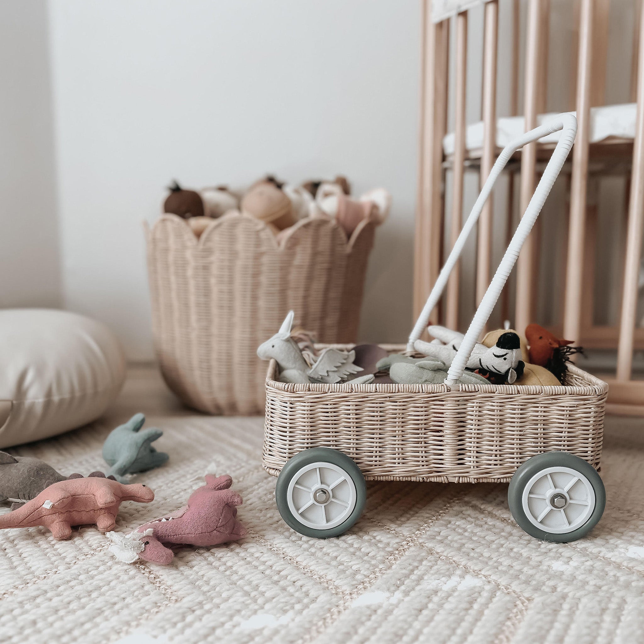 Rattan Wamble Walker - Straw