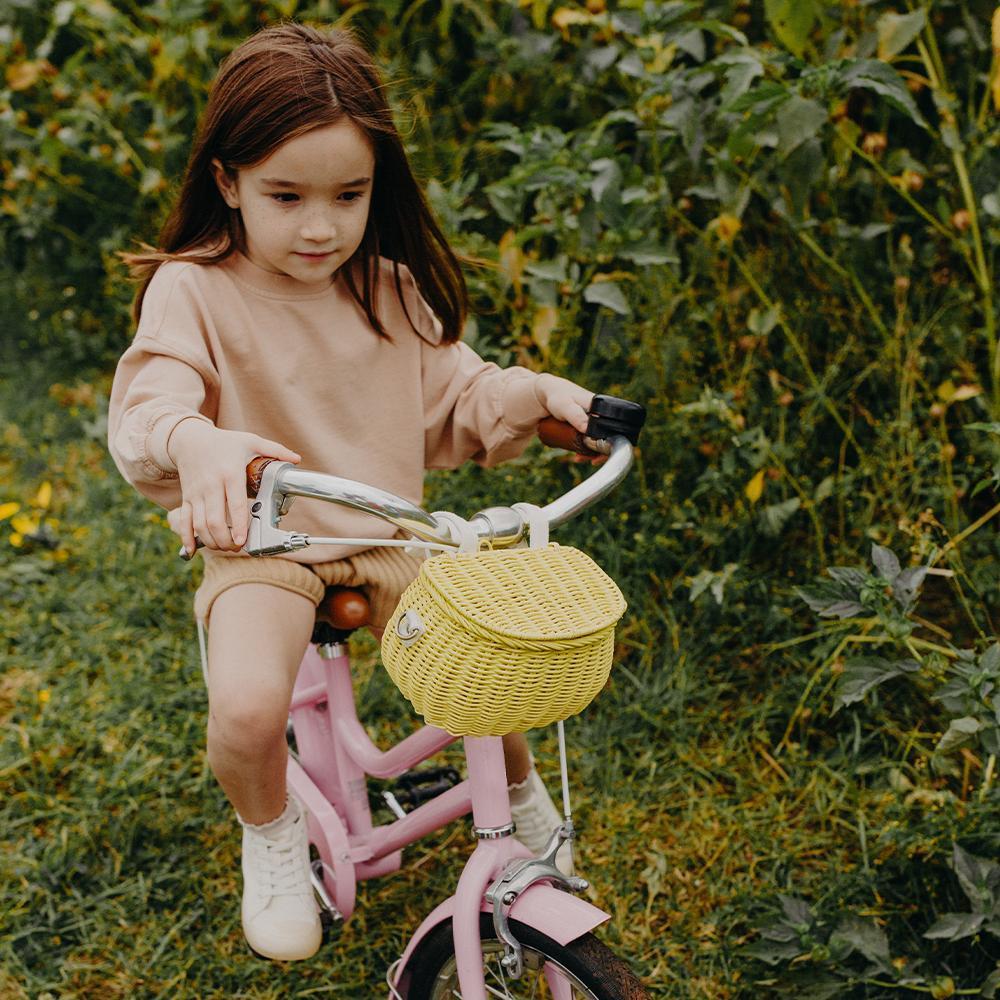 Mini Chari Rattan Bag - Lemon