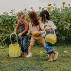 Rattan Luggy Basket - Lemon
