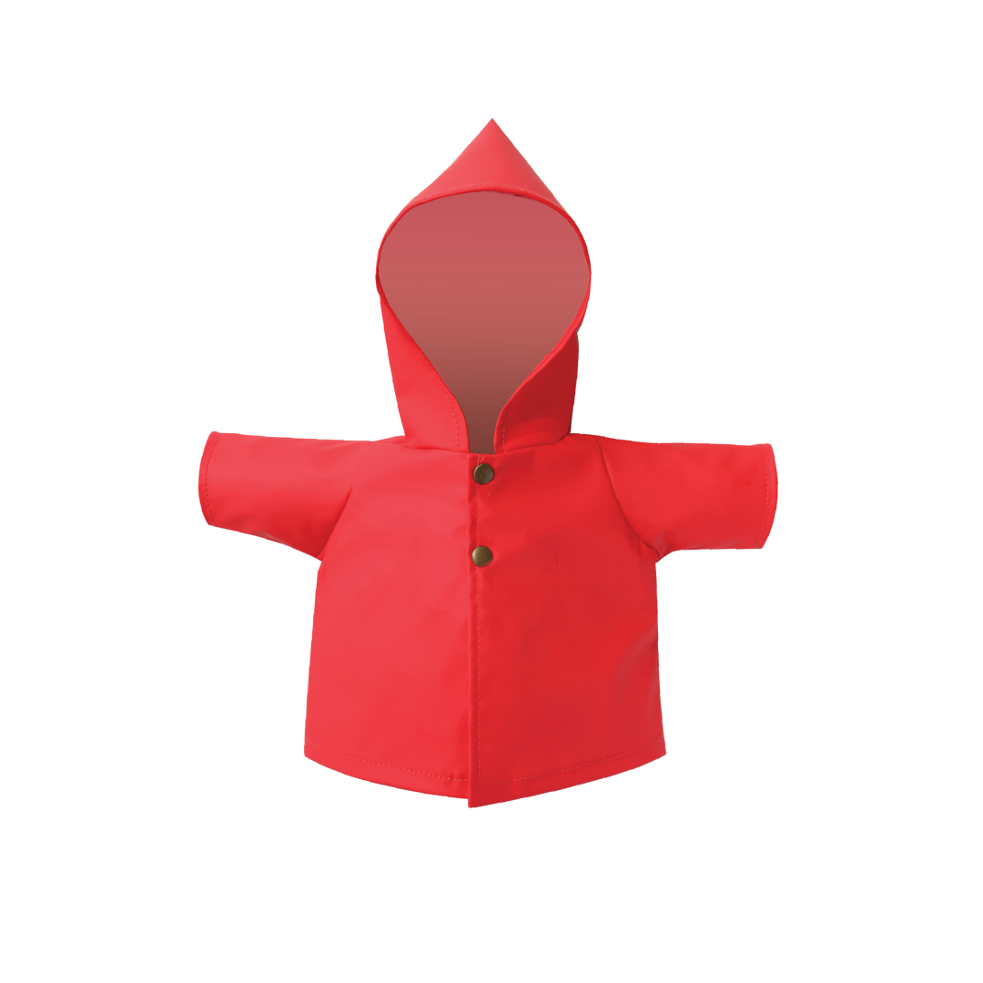 Dinkum Doll Ahoy Raincoat - Red
