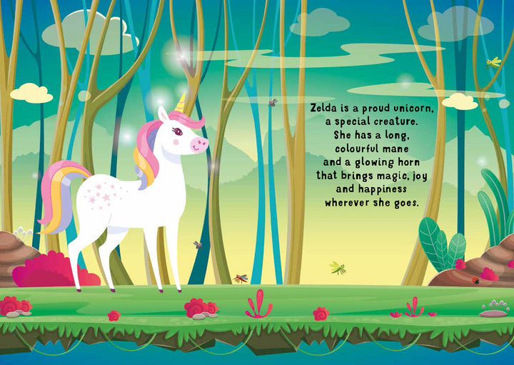 3D Unicorn and Book Set