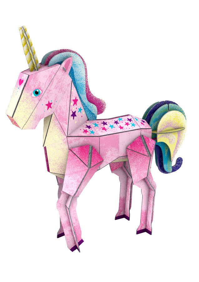 3D Unicorn and Book Set