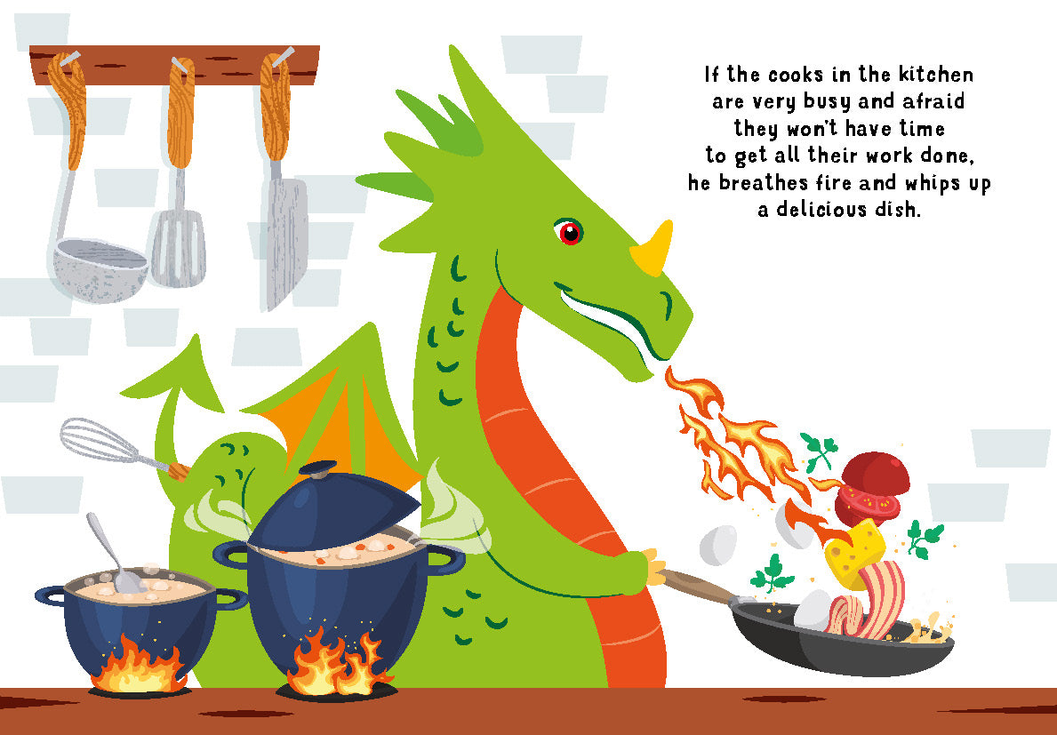 3D Dragon and Book Set