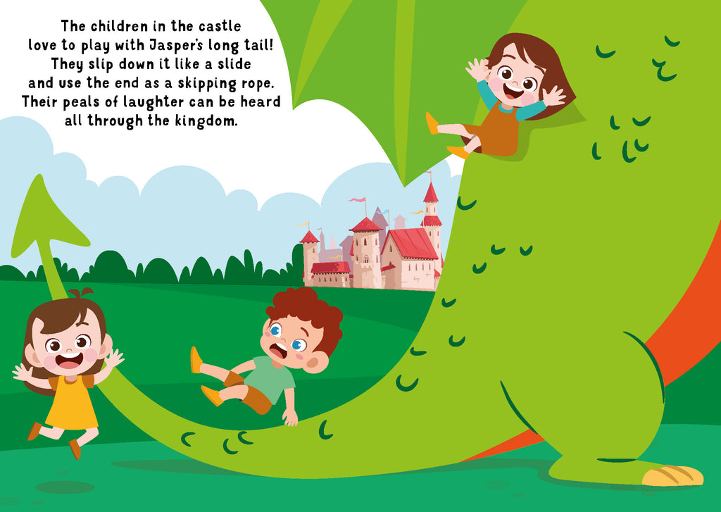 3D Dragon and Book Set