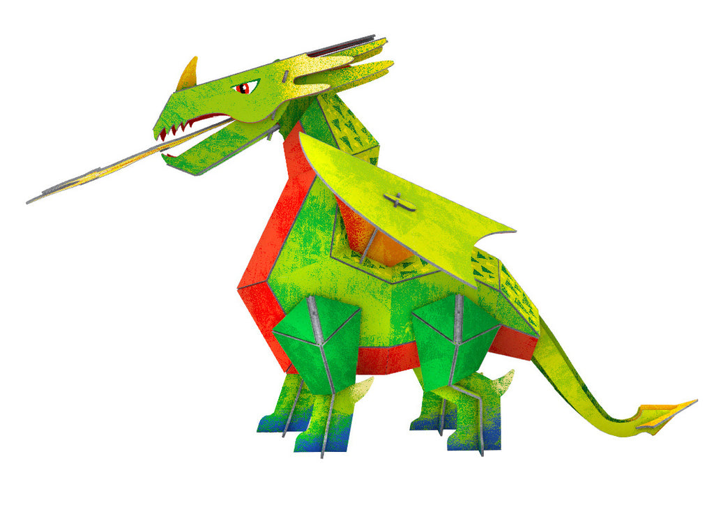 3D Dragon and Book Set