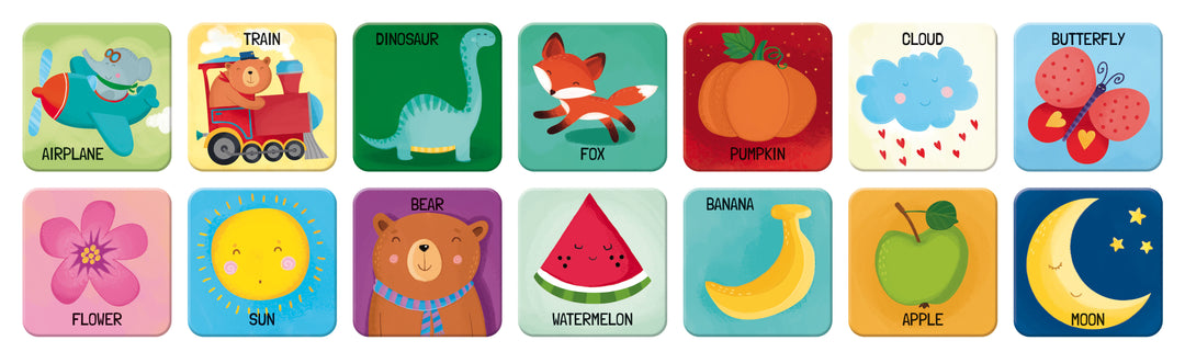 Memo Words Game and Book Set