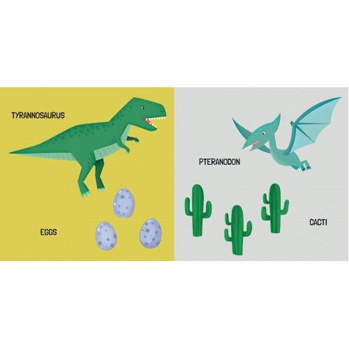 3D Puzzle and Book Set - Learn Words Dinosaurs