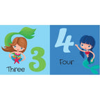 3D Puzzle and Book Set - Learn Numbers Mermaids