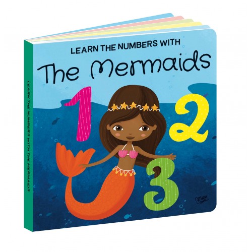 3D Puzzle and Book Set - Learn Numbers Mermaids