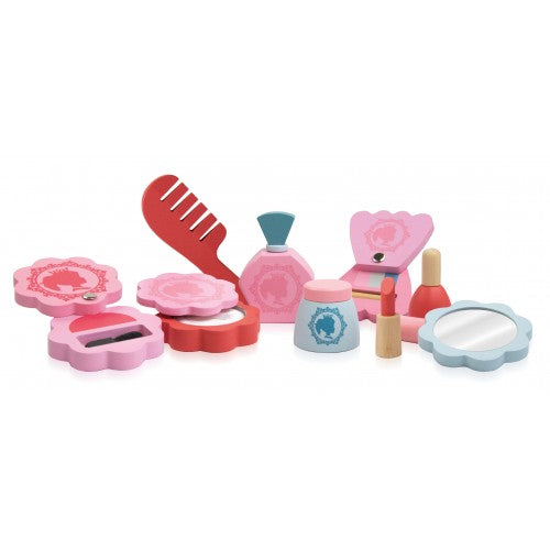 Make Up Kit - 10 Piece Wooden Set