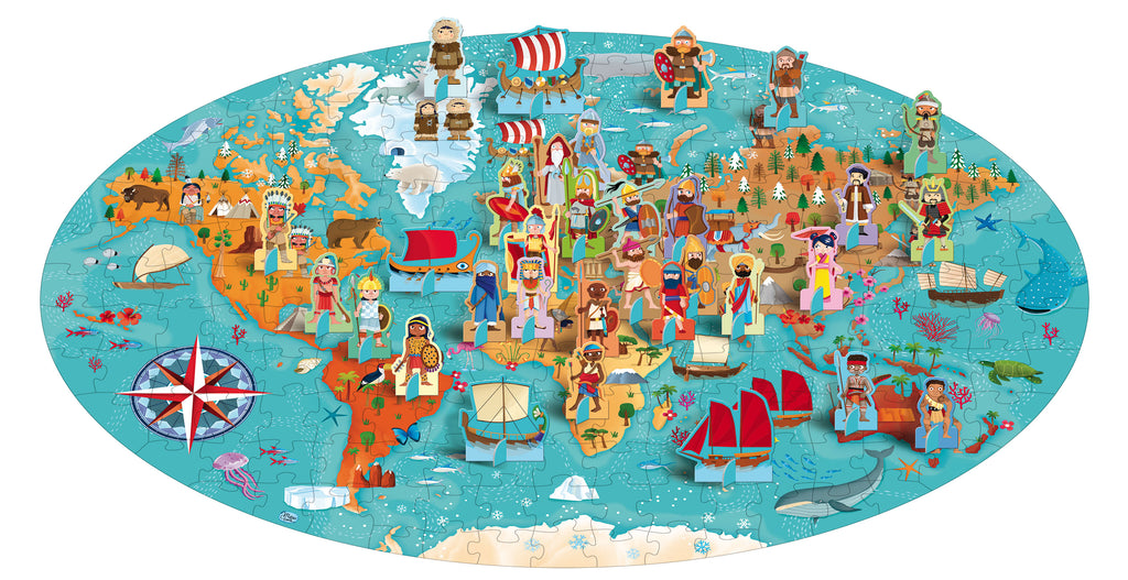 Travel Learn Explore Puzzle & Book Set - Ancient Civilisations